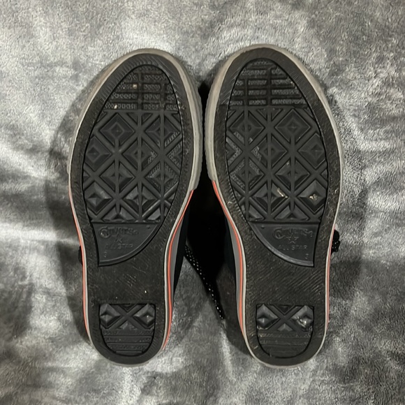 Converse Chuck Taylor All-Star Youth Sz 3 Blk/Red/Gry Water Repellent GUC - Picture 7 of 7